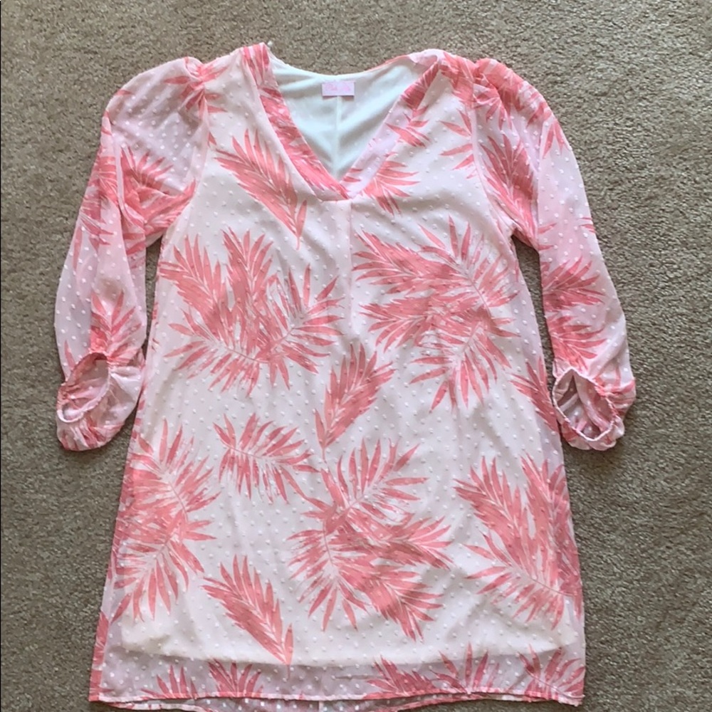 Pink Lily shift dress (New)